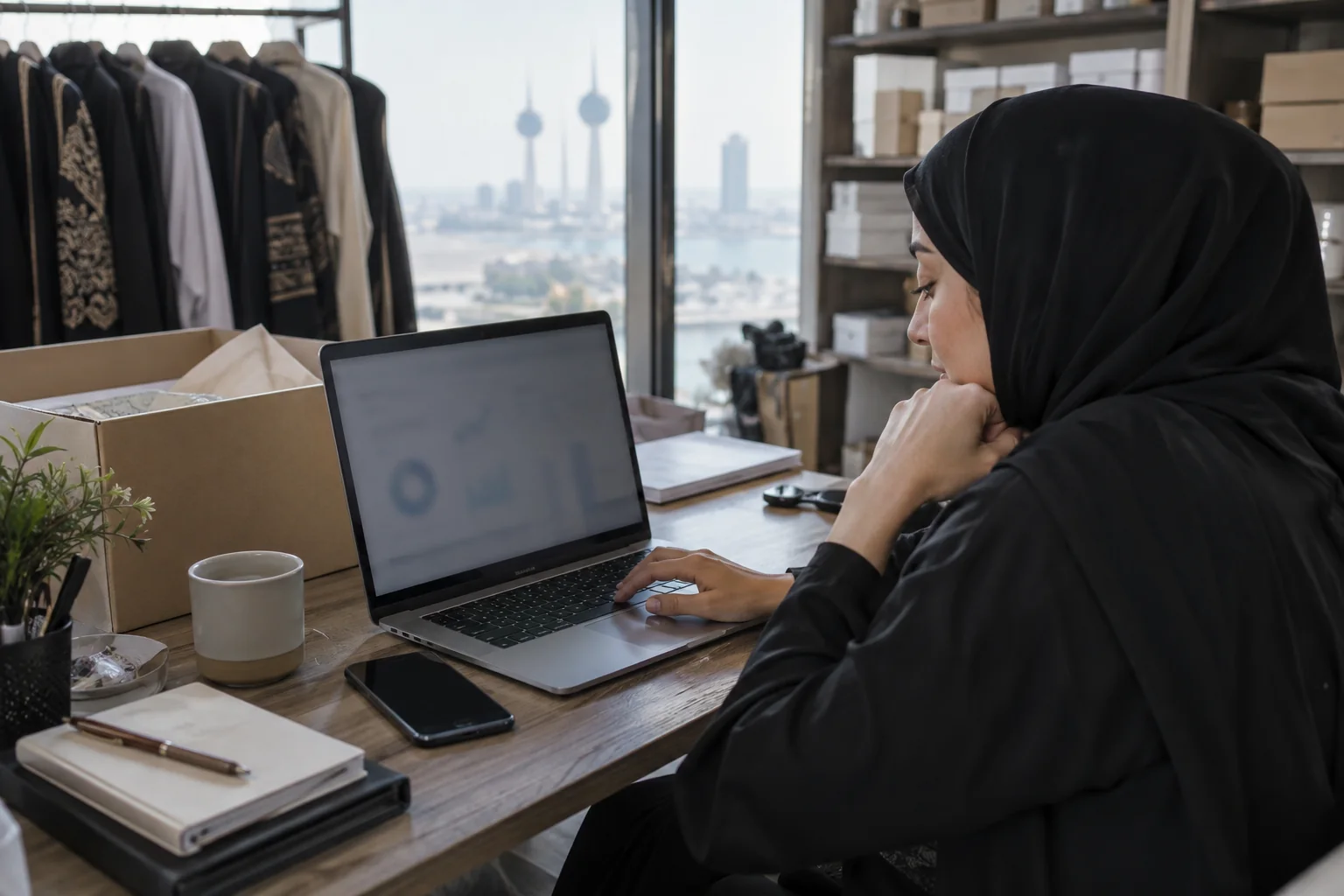 متابعة نتائج حملة إعلانية على الكمبيوتر في الكويت